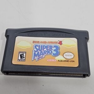 Nintendo Game Boy Advance Super Mario Bros 3 Cartridge - Black